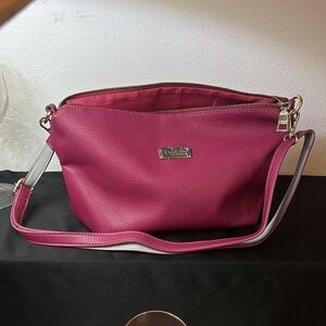 bebe fuchsia hand bag new.